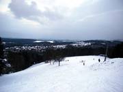 The slope is wide – just not very long