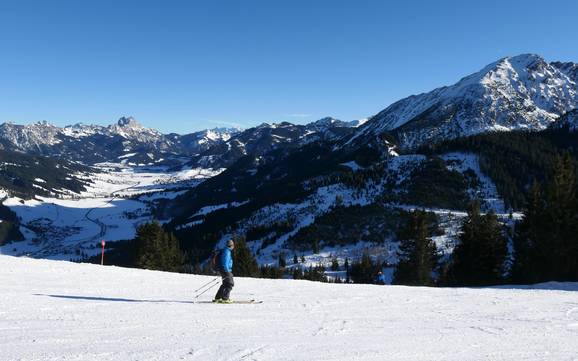 Skiing in Zöblen