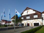Entrance to the ski hall in Wittenburg