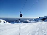 Start of the ski day in Whakapapa