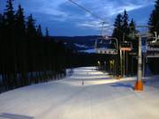 Night skiing