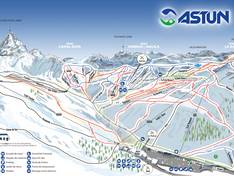 Trail map Astún