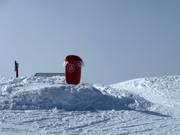 Waste is also disposed of at the top of the mountain.