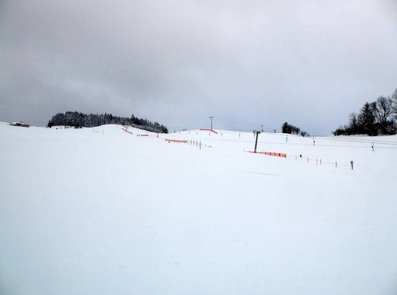 View of the Sinswanger ski slope