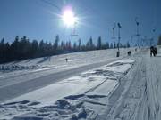 Wide and gentle slope