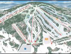 Trail map Montcalm