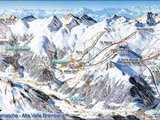 Trail map San Simone (Brembo Ski)