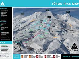 Trail map Tūroa – Mt. Ruapehu