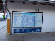 Slope map at the Tablat valley station