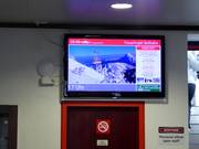 Information monitor at the valley station
