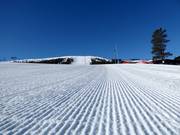 Perfect slope grooming in the Stöten ski resort