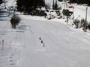 Children's slope at the Lilleputt button lift