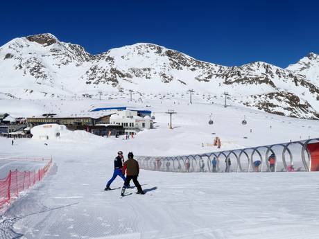 Ski resorts for beginners on the 5 Tyrolean Glaciers – Beginners Stubai Glacier (Stubaier Gletscher)