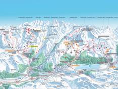 Trail map Corvatsch/Furtschellas