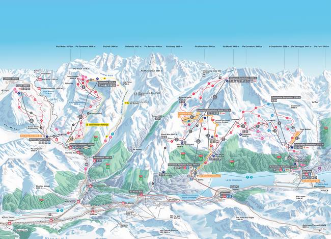 Corvatsch/Furtschellas/Diavolezza/Lagalb Corvatsch/Furtschellas/Diavolezza/Lagalb