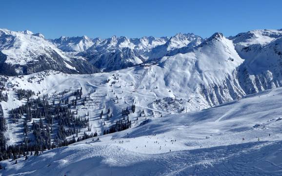 Skiing in the District of Bludenz