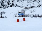 Slope signage in Voss Resort