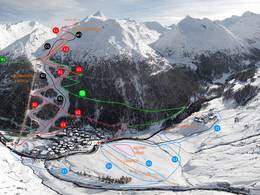 Trail map Pfelders (Moos in Passeier)