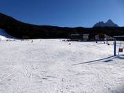 Practice slope in Vierschach in the valley