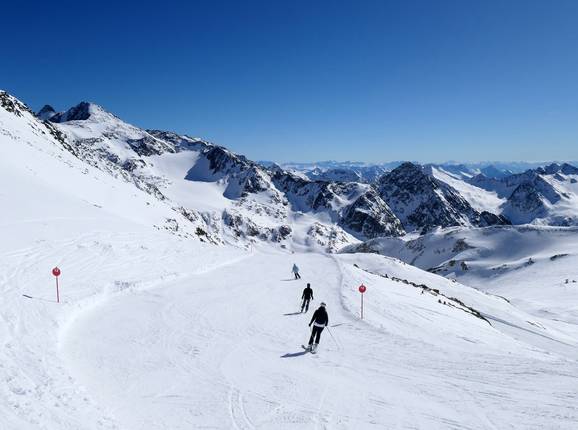 Panorama at the Gaiskarferner
