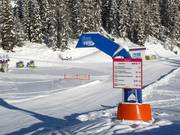 Slope signage in the Galsterberg ski area