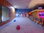 Small toboggan slope in Snow City Egypt