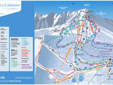 Trail map La Colmiane