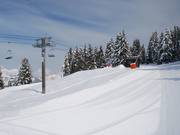Especially the easy slopes are in top condition.