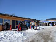 Small kiosk at the valley station