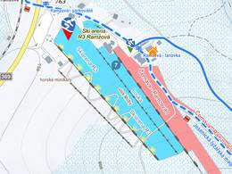 Ski resort Skiaréna R3 – Ramzová