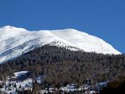 View of the Bellwald ski area