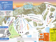Trail map Hidden Valley (MO)