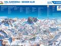 Trail map Val Gardena (Gröden)