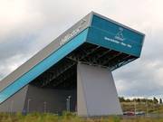 The Snow Centre Manchester ski hall from the outside