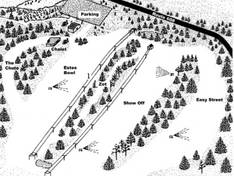 Trail map Big Creek Ski Area