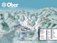 Trail map Ober Mountain
