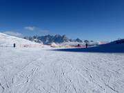 Start of the ski day on Le Cune
