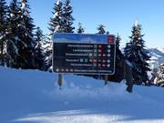 Slope signage