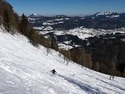 Ungroomed freeride slope