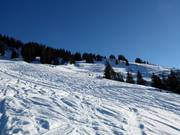 Off-piste terrain at Bolgengrat