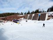 Easy slopes around the valley station