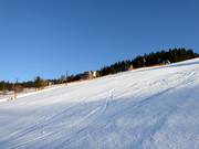 Very well-groomed slopes in the Pec pod Sněžkou ski area