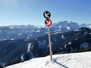 Slope signage - simple but effective