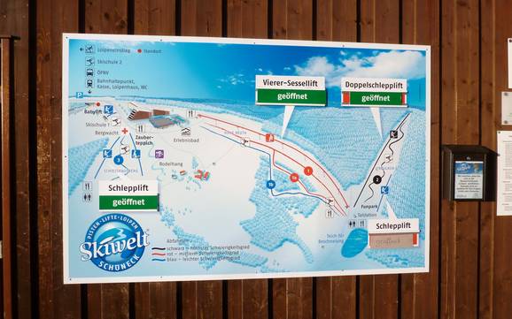 Vogtland County: orientation within ski resorts – Orientation Schöneck (Skiwelt)