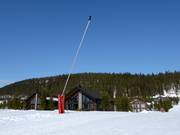 Snow lance in the Idre Himmelfjäll ski area