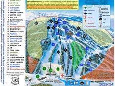 Trail map Antelope Butte
