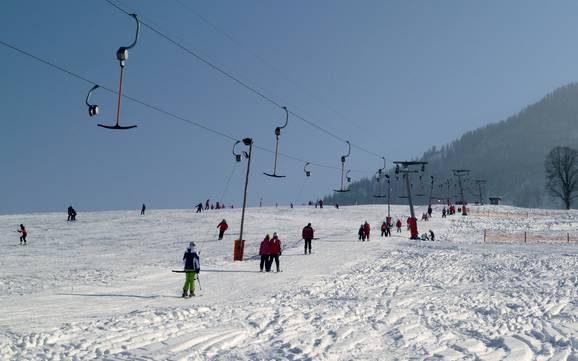 Highest base station in the Kaiser Mountains – ski resort Amberglift – Walchsee