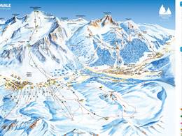 Trail map Ponte di Legno/Tonale/Presena Glacier/Temù (Pontedilegno-Tonale)