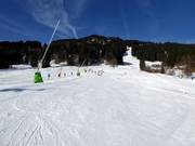 Practice slope at the Hörni T-bar lift