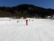 Ski course in the valley at the Ahorn lift